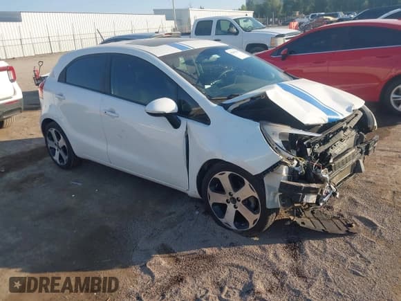 ✅ 2013 Kia Rio EX • VIN: KNADN5A30D6200188 • Lot: 43483118. Listed on IAAI with 171,430 mi. Free auction sales archive from the USA and detailed vehicle history report at DreamBid. Image 1.