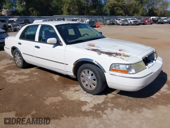 ✅ 2005 Mercury Grand Marquis LS Premium • VIN: 2MEFM75W25X636785 • Lot: 43624146. Listed on IAAI with 126,315 mi. Free auction sales archive from the USA and detailed vehicle history report at DreamBid. Image 1.