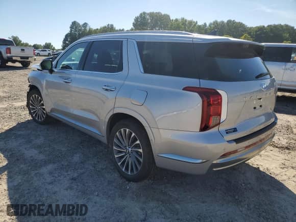 2025 Hyundai Palisade Calligraphy with VIN KM8R74GE0SU872620, listed as a Copart auction lot 71923405 with 2,493 mi miles and Salvage title. Bid and sale history available at DreamBid. Image 2.