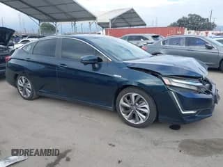✅ 2018 Honda Clarity • VIN: JHMZC5F15JC019394 • Lot: 43261290. Wystawiony na IAAI z przebiegiem 168 775 mil. Bezpłatny archiwum sprzedaży aukcyjnych z USA i szczegółowy raport historii pojazdu na DreamBid. Zdjęcie 1.