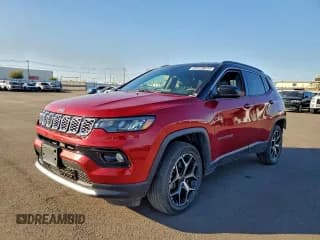 ✅ 2025 Jeep Compass Limited • VIN: 3C4NJDCN3ST514321 • Lot: 94994185. Wystawiony na Copart z przebiegiem 29 841 mil. Bezpłatny archiwum sprzedaży aukcyjnych z USA i szczegółowy raport historii pojazdu na DreamBid. Zdjęcie 1.