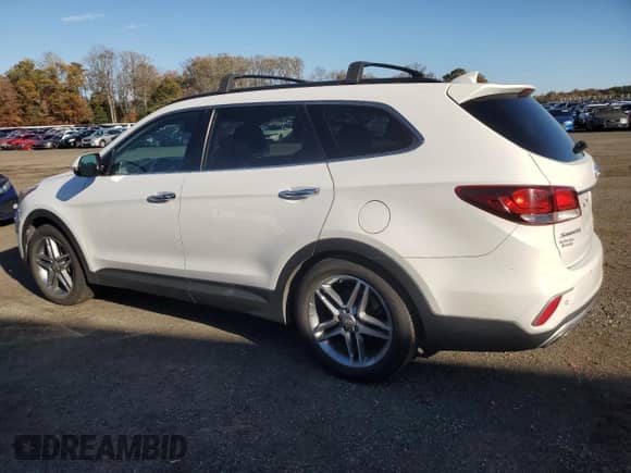 2017 Hyundai Santa Fe Limited Ultimate with VIN KM8SR4HF5HU185113, listed as a Copart auction lot 90997665 with 223,157 mi miles and Clean title. Bid and sale history available at DreamBid. Image 2.