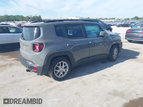 ✅ 2020 Jeep Renegade Latitude • VIN: ZACNJABB3LPL10288 • Lot: 43068962. Wystawiony na IAAI z przebiegiem 113 965 mil. Bezpłatny archiwum sprzedaży aukcyjnych z USA i szczegółowy raport historii pojazdu na DreamBid. Zdjęcie 4.