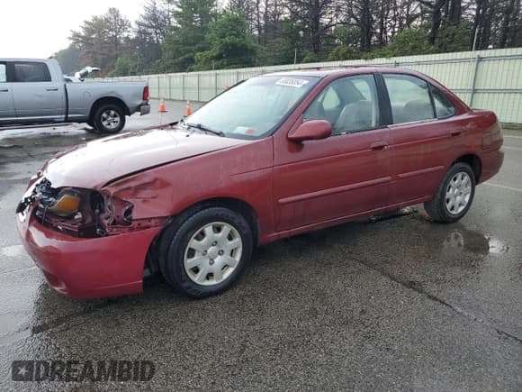✅ 2001 Nissan Sentra GXE • VIN: 3N1CB51D21L509830 • Lot: 65079595. Listed on Copart with 225,964 mi. Free auction sales archive from the USA and detailed vehicle history report at DreamBid. Image 1.