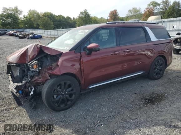 ✅ 2022 Kia Carnival SX • VIN: KNDNE5H33N6089537 • Лот: 71473344. Опубликован ранее на Copart с пробегом 46 702 миль. Бесплатный доступ к архиву аукционных продаж из США и подробный отчёт об истории автомобиля на DreamBid. Изображение 1.