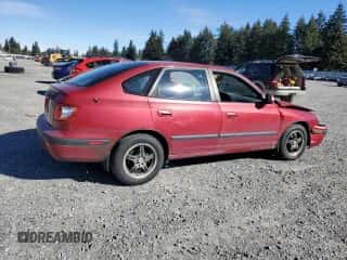 2005 Hyundai Elantra GLS z VIN KMHDN56DX5U132883, wystawiony jako Copart lot #73595994 z przebiegiem 112 317 mil mil oraz Szkoda całkowita • Salvage title. Historia ofert i sprzedaży dostępna na DreamBid. Obrazek 3.