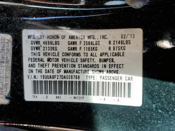 ✅ 2013 Acura TL • VIN: 19UUA8F27DA009768 • Лот: 90840735. Опубликован ранее на Copart с пробегом 153 049 миль. Бесплатный доступ к архиву аукционных продаж из США и подробный отчёт об истории автомобиля на DreamBid. Изображение 12.