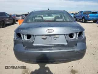 2009 Hyundai Sonata GLS with VIN 5NPET46C49H494840, listed as a Copart auction lot 87204785 with 137,119 mi miles and Salvage title. Bid and sale history available at DreamBid. Image 6.