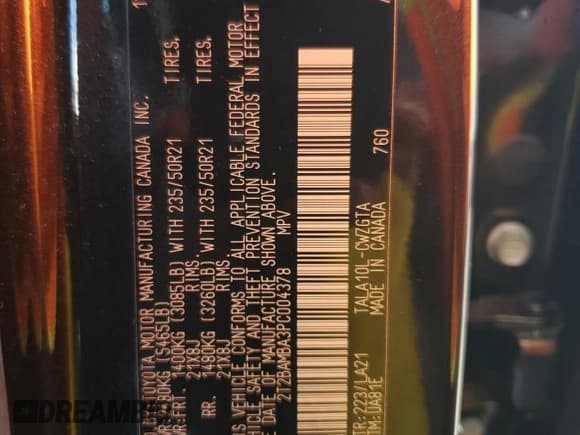 ✅ 2023 Lexus RX 350 • VIN: 2T2BAMBA3PC004378 • Lot: 79449474. Wystawiony na Copart z przebiegiem 18 608 mil. Bezpłatny archiwum sprzedaży aukcyjnych z USA i szczegółowy raport historii pojazdu na DreamBid. Zdjęcie 13.