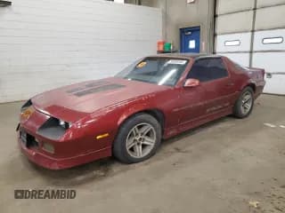 ✅ 1988 Chevrolet Camaro • VIN: 1G1FP2185JL179067 • Lot: 56688595. Listed on Copart with 98,909 mi. Free auction sales archive from the USA and detailed vehicle history report at DreamBid. Image 1.