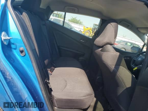 2021 Toyota Prius L Eco with VIN JTDKAMFU8M3140891, listed as a Copart auction lot 80926285 with 91,047 mi miles and Salvage title. Bid and sale history available at DreamBid. Image 10.