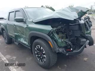 ✅ 2023 Nissan Frontier SV • VIN: 1N6ED1EK3PN642166 • Lot: 43036612. Listed on IAAI with 12,295 mi. Free auction sales archive from the USA and detailed vehicle history report at DreamBid. Image 1.