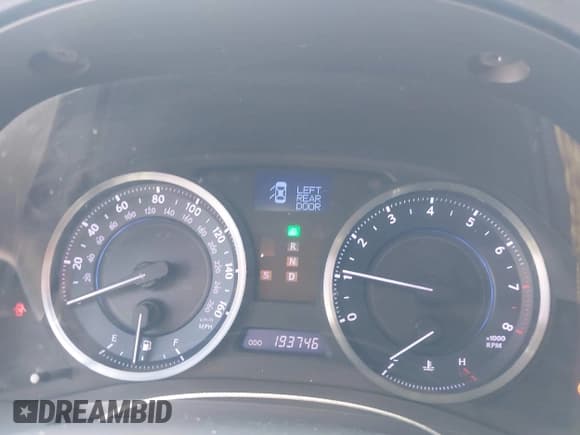 ✅ 2012 Lexus IS 250 • VIN: JTHCF5C22C5060115 • Lot: 42965509. Listed on IAAI with 193,746 mi. Free auction sales archive from the USA and detailed vehicle history report at DreamBid. Image 7.