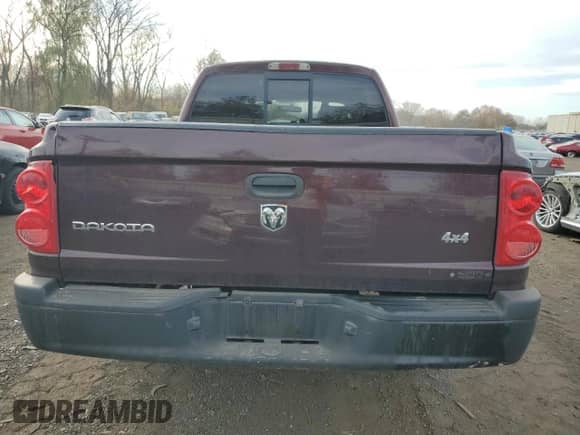 2005 Dodge Dakota ST with VIN 1D7HW28K25S288625, listed as a Copart auction lot 78359414 with 144,655 mi miles and Salvage title. Bid and sale history available at DreamBid. Image 6.