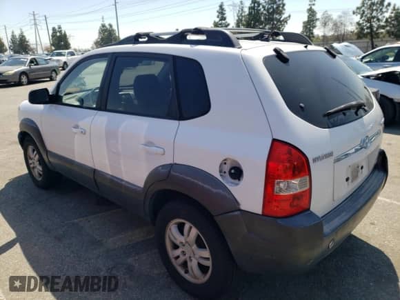 2007 Hyundai Tucson SE z VIN KM8JN72D27U590327, wystawiony jako Copart lot #51072574 z przebiegiem 90 511 mil mil oraz Szkoda całkowita • Salvage title. Historia ofert i sprzedaży dostępna na DreamBid. Obrazek 2.
