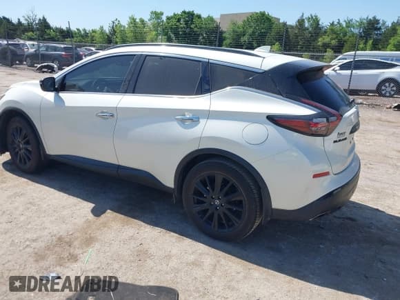 ✅ 2022 Nissan Murano SV • VIN: 5N1AZ2BJ5NC127825 • Lot: 42236711. Listed on IAAI with 65,183 mi. Free auction sales archive from the USA and detailed vehicle history report at DreamBid. Image 3.
