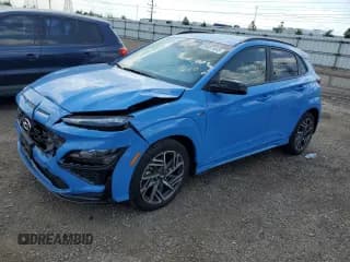 ✅ 2022 Hyundai Kona N Line • VIN: KM8K3CA38NU921551 • Lot: 64991445. Listed on Copart with 11,921 mi. Free auction sales archive from the USA and detailed vehicle history report at DreamBid. Image 1.