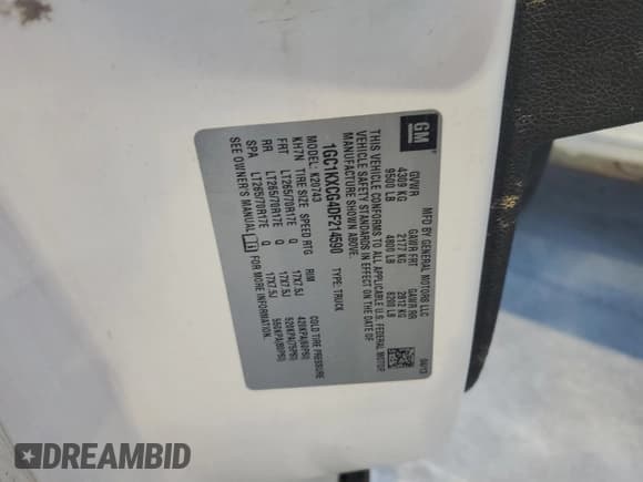 ✅ 2013 Chevrolet Silverado 2500HD LT • VIN: 1GC1KXCG4DF214590 • Лот: 90464565. Опубликован ранее на Copart с пробегом 256 475 миль. Бесплатный доступ к архиву аукционных продаж из США и подробный отчёт об истории автомобиля на DreamBid. Изображение 12.