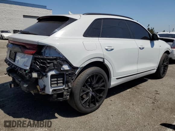 ✅ 2021 Audi Q8 Premium Plus • VIN: WA1EVAF10MD001560 • Lot: 56559745. Listed on Copart with 68,038 mi. Free auction sales archive from the USA and detailed vehicle history report at DreamBid. Image 3.