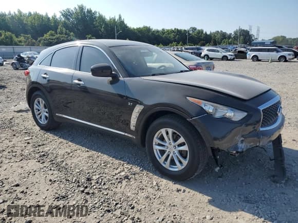 ✅ 2017 Infiniti QX70 • VIN: JN8CS1MW6HM411634 • Lot: 61666564. Listed on Copart with 88,711 mi. Free auction sales archive from the USA and detailed vehicle history report at DreamBid. Image 4.