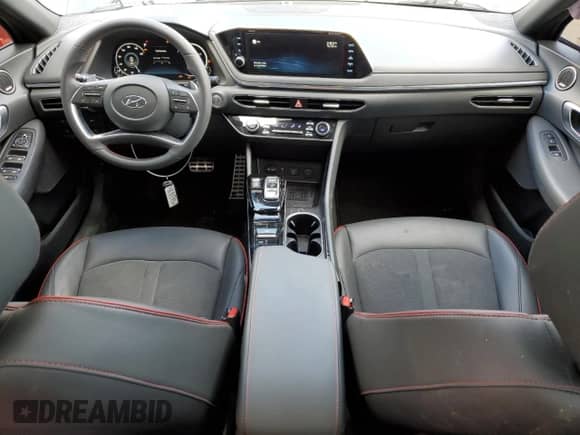 2022 Hyundai Sonata Sport with VIN 5NPEJ4J21NH148789, listed as a Copart auction lot 44589604 with 31,611 mi miles and Salvage title. Bid and sale history available at DreamBid. Image 8.