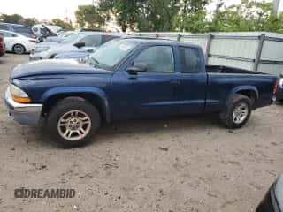 2004 Dodge Dakota SLT z VIN 1D7GL42N54S721808, wystawiony jako Copart lot #73992034 z przebiegiem Nie podano mil oraz Szkoda całkowita • Salvage title. Historia ofert i sprzedaży dostępna na DreamBid. Obrazek 1.