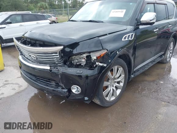 ✅ 2011 Infiniti QX56 7-passenger • VIN: JN8AZ2NE0B9000397 • Lot: 43405948. Wystawiony na IAAI z przebiegiem 231 010 mil. Bezpłatny archiwum sprzedaży aukcyjnych z USA i szczegółowy raport historii pojazdu na DreamBid. Zdjęcie 6.