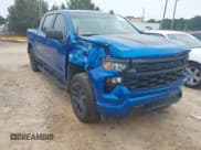 ✅ 2024 Chevrolet Silverado 1500 Custom • VIN: 1GCPDBEK7RZ214839 • Lot: 42280995. Listed on IAAI with 18,755 mi. Free auction sales archive from the USA and detailed vehicle history report at DreamBid. Image 1.
