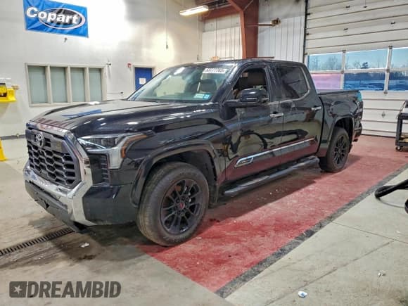 ✅ 2023 Toyota Tundra 1794 Edition • VIN: 5TFMA5DB3PX084114 • Lot: 53777765. Listed on Copart with 16,377 mi. Free auction sales archive from the USA and detailed vehicle history report at DreamBid. Image 1.
