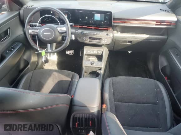 2024 Hyundai Kona N Line with VIN KM8HA3A37RU088136, listed as a Copart auction lot 43433195 with 6,133 mi miles and Salvage title. Bid and sale history available at DreamBid. Image 8.