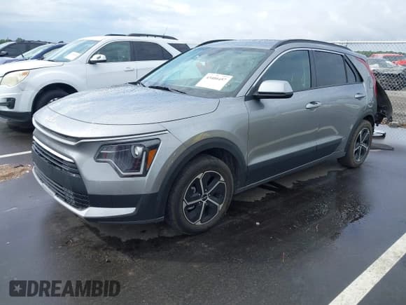 ✅ 2023 Kia Niro LX • VIN: KNDCP3LE1P5086546 • Lot: 43400457. Listed on IAAI with 113,521 mi. Free auction sales archive from the USA and detailed vehicle history report at DreamBid. Image 2.