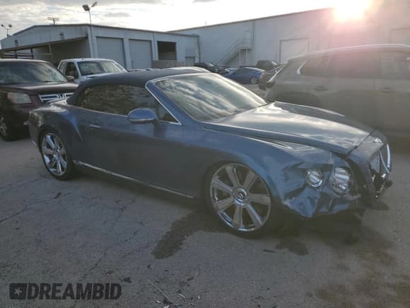 ✅ 2013 Bentley Continental GT • VIN: SCBGR3ZA0DC079677 • Lot: 82753764. Listed on Copart with 58,406 mi. Free auction sales archive from the USA and detailed vehicle history report at DreamBid. Image 4.