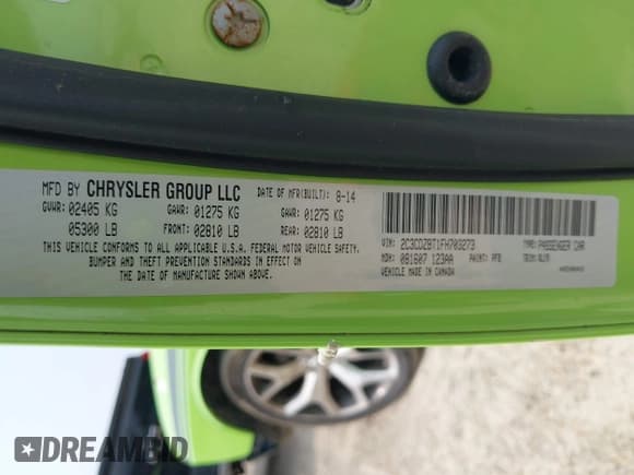 ✅ 2015 Dodge Challenger R/T Plus • VIN: 2C3CDZBT1FH703273 • Lot: 42924242. Wystawiony na IAAI z przebiegiem 130 088 mil. Bezpłatny archiwum sprzedaży aukcyjnych z USA i szczegółowy raport historii pojazdu na DreamBid. Zdjęcie 9.