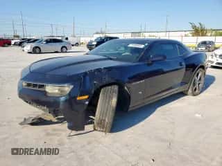 2014 Chevrolet Camaro LT с VIN 2G1FB1E34E9173264, выставлен на аукционе Copart как лот 71358365 с пробегом 145 965 миль миль и Списание • Salvage title. История ставок и продаж доступна на DreamBid. Изображение 1.