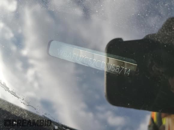 ✅ 2012 BMW 5 Series 535i xDrive • VIN: WBAFU7C52CDU58714 • Lot: 93890175. Listed on Copart with Not provided. Free auction sales archive from the USA and detailed vehicle history report at DreamBid. Image 12.