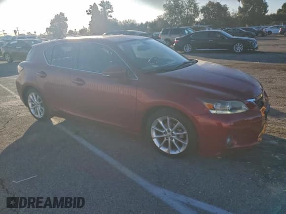 ✅ 2012 Lexus CT 200h Premium • VIN: JTHKD5BH5C2084207 • Lot: 95093085. Listed on Copart with 94,636 mi. Free auction sales archive from the USA and detailed vehicle history report at DreamBid. Image 4.