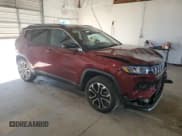 ✅ 2022 Jeep Compass Limited • VIN: 3C4NJDCB2NT148801 • Lot: 82344295. Wystawiony na Copart z przebiegiem 16 460 mil. Bezpłatny archiwum sprzedaży aukcyjnych z USA i szczegółowy raport historii pojazdu na DreamBid. Zdjęcie 4.