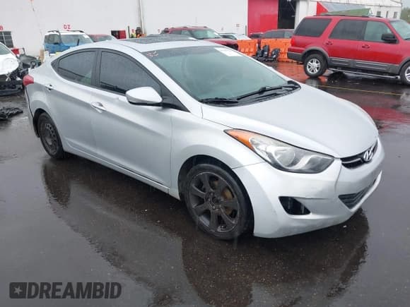 ✅ 2012 Hyundai Elantra Limited • VIN: KMHDH4AE9CU243620 • Lot: 43335926. Listed on IAAI with 229,499 mi. Free auction sales archive from the USA and detailed vehicle history report at DreamBid. Image 1.