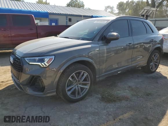 ✅ 2023 Audi Q3 S line Premium Plus • VIN: WA1EECF32P1078613 • Lot: 85548485. Listed on Copart with 36,312 mi. Free auction sales archive from the USA and detailed vehicle history report at DreamBid. Image 1.