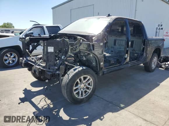 2021 Chevrolet Silverado 1500 LT with VIN 3GCUYDED8MG314994, listed as a Copart auction lot 61410315 with Not provided miles and Salvage title. Bid and sale history available at DreamBid. Image 1.