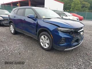 ✅ 2022 Chevrolet Blazer LT • VIN: 3GNKBHR48NS139890 • Lot: 43038653. Listed on IAAI with 24,140 mi. Free auction sales archive from the USA and detailed vehicle history report at DreamBid. Image 1.