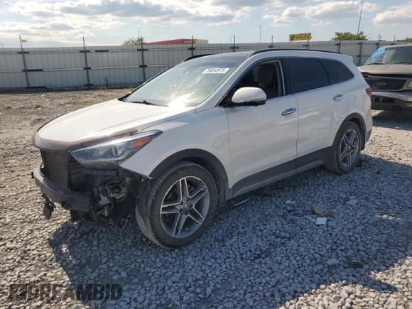 ✅ 2017 Hyundai Santa Fe Limited Ultimate • VIN: KM8SR4HF8HU229945 • Лот: 70854975. Опубликован ранее на Copart с пробегом 127 800 миль. Бесплатный доступ к архиву аукционных продаж из США и подробный отчёт об истории автомобиля на DreamBid. Изображение 1.