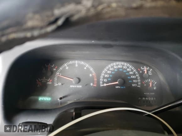 ✅ 1999 Dodge 1500 • VIN: 1B7HF16Y4XS146923 • Lot: 48548615. Listed on Copart with 247,260 mi. Free auction sales archive from the USA and detailed vehicle history report at DreamBid. Image 9.