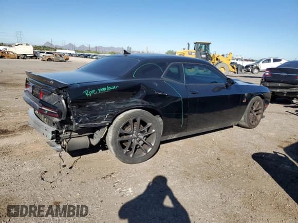 ✅ 2023 Dodge Challenger R/T Scat Pack • VIN: 2C3CDZFJ8PH615153 • Lot: 82569045. Listed on Copart with 27,682 mi. Free auction sales archive from the USA and detailed vehicle history report at DreamBid. Image 3.