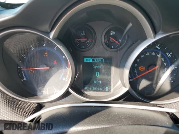 ✅ 2015 Chevrolet Cruze LT • VIN: 1G1PC5SB2F7111739 • Lot: 80258465. Listed on Copart with 115,919 mi. Free auction sales archive from the USA and detailed vehicle history report at DreamBid. Image 9.