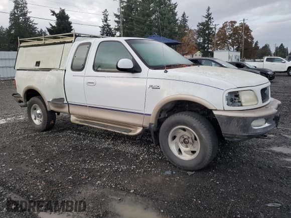 ✅ 1997 Ford F-150 • VIN: 1FTDX08W8VKD64331 • Lot: 91916645. Listed on Copart with 223,588 mi. Free auction sales archive from the USA and detailed vehicle history report at DreamBid. Image 4.