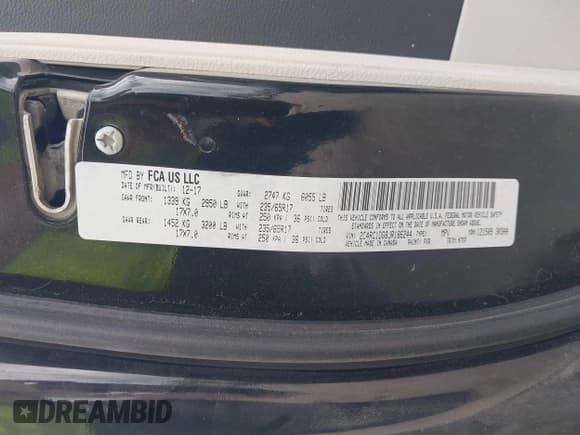 ✅ 2018 Chrysler Pacifica Touring • VIN: 2C4RC1DG8JR186244 • Lot: 42149065. Wystawiony na IAAI z przebiegiem 112 861 mil. Bezpłatny archiwum sprzedaży aukcyjnych z USA i szczegółowy raport historii pojazdu na DreamBid. Zdjęcie 9.