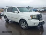 ✅ 2011 Honda Pilot Touring • VIN: 5FNYF4H91BB085186 • Lot: 43455549. Listed on IAAI with 230,326 mi. Free auction sales archive from the USA and detailed vehicle history report at DreamBid. Image 1.