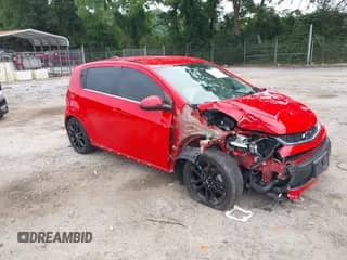 2020 Chevrolet Sonic Premier with VIN 1G1JF6SB5L4110309, listed as a IAAI auction lot 42639348 with 27,896 mi miles and . Bid and sale history available at DreamBid. Image 1.