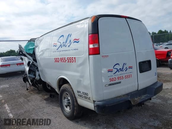 ✅ 2019 Chevrolet Express Cargo • VIN: 1GCWGAFP8K1209158 • Lot: 42873337. Listed on IAAI with 146,431 mi. Free auction sales archive from the USA and detailed vehicle history report at DreamBid. Image 3.